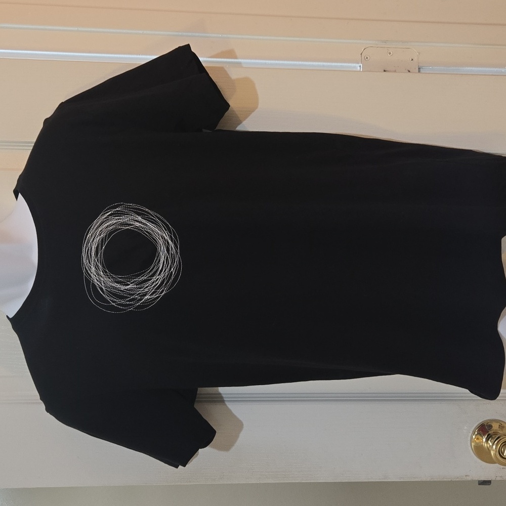 Zero To Infinity T-Shirt By Kit Grover For Tate Black Men's Size Medium
